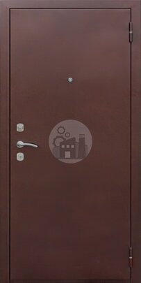 Дверь металлическая, окрас порошком снаружи, внутри МДФ-ДВ-211